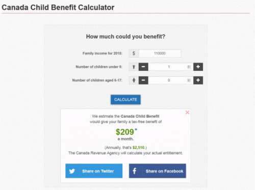 Canada's child benefits calculator can help with your family finances