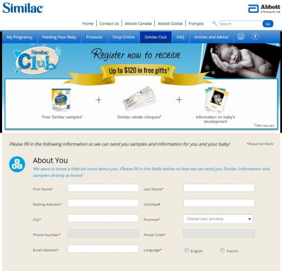 similac club helps with saving money with a baby