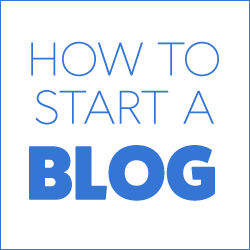 How to start a blog