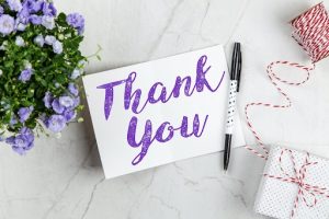 thank you card